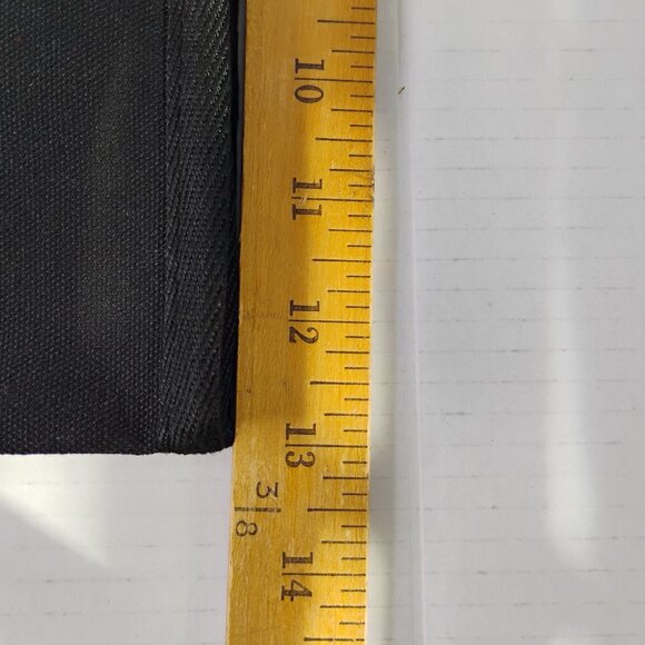 60 & Fabulous Canvas Tote Bag with Zipper Pouch & Ribbon – Black & Cream- NEW - Picture 13 of 16